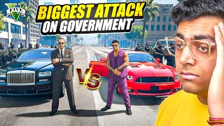 BIGGEST Gang Attack On The Government In GTA 5 π± | Can We Save The City's Governor? π° | GTA 5 RP #11