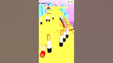 👠 When Your Lipstick Stack Gets Out of Control! 😂💅 Lipstick Stack Runner 3 Level