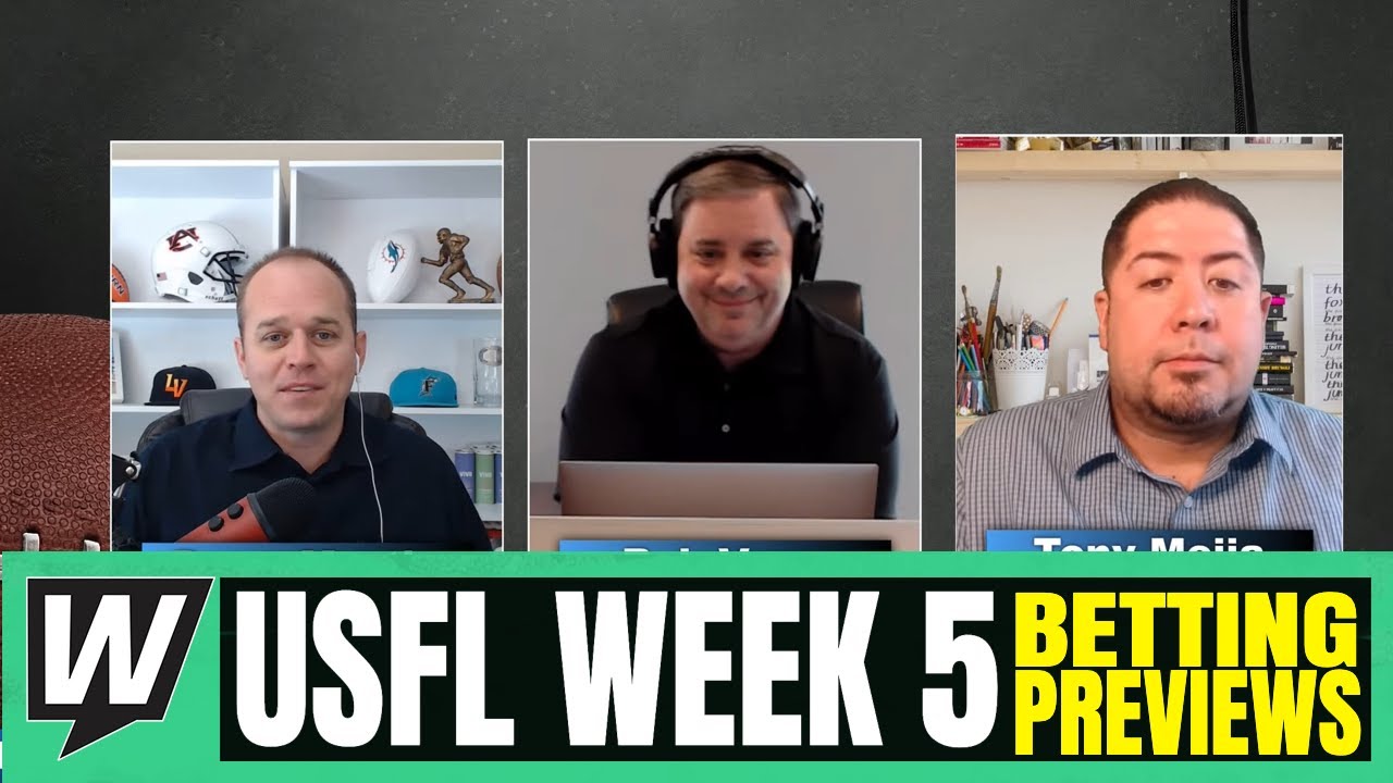 2022 USFL Betting Previews Week 5 Lookahead, Week 4 Recap and Betting