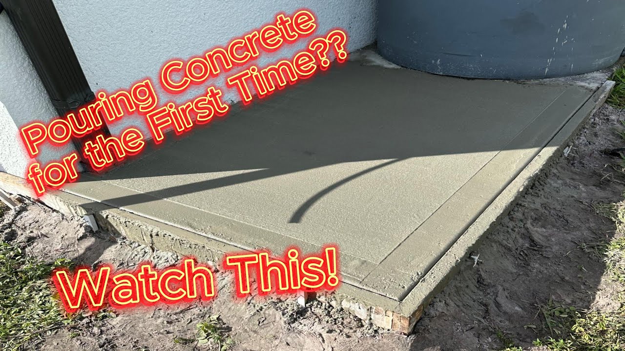 Master the Basics: How to Pour a Concrete Slab for Beginners! - YouTube