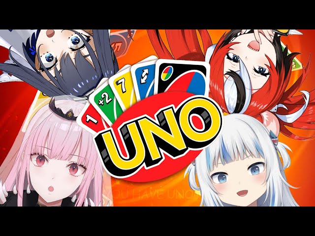 【UNO COLLAB】YOU HAVE UNO. feat. Calli, Gura, Kronii and Baelz!のサムネイル