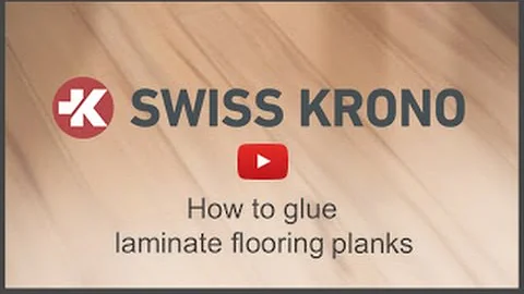 What type of glue is used for laminate flooring?