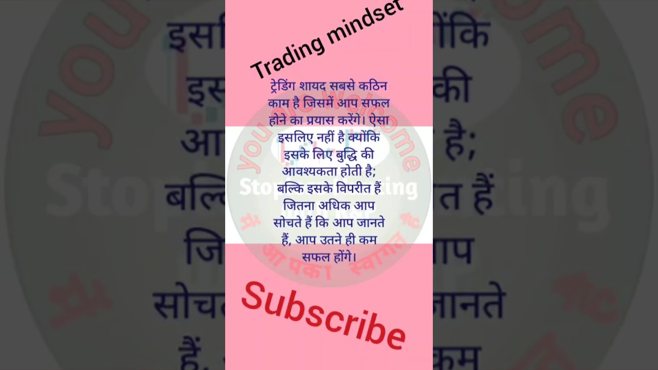 Trading mindset 
