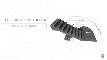 ELITECAD Architecture 17 | Improved generation of stairs