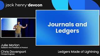 Ledgers made of lightning w/ Julie Morlan & Chris Davenport | Jack Henry DevCon 2026