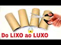 IDEIA COM ROLO DE PAPEL - LATA VAZIA E PAPELÃO | FAÇA VOCÊ MESMO ♥️