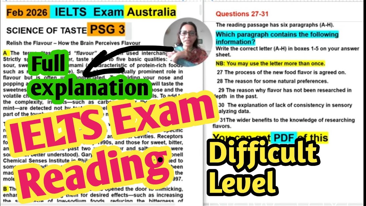 Советы и рекомендации по чтению для IELTS || Экзамен IELTS в Австралии, февраль 2026 г. | Ответы ...