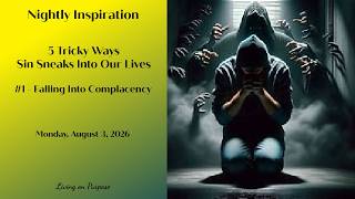 #1 β Falling Into Complacency