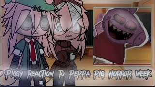 Piggy Reaction to Memes + FNF Peppa pig Bacon Horror Week //ft.•Roza•²·⁰,Penny,Father // By Pandy