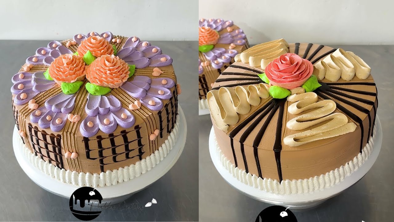 tutorial para decorar tortas con rosas en chantilly