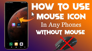 How To Use Mouse Pointer On Phone Screen | How To Install Mouse Icon In Android Without Any Mouse