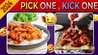 Pick One Kick One - Junk Food Edition 🍔🍟🍧