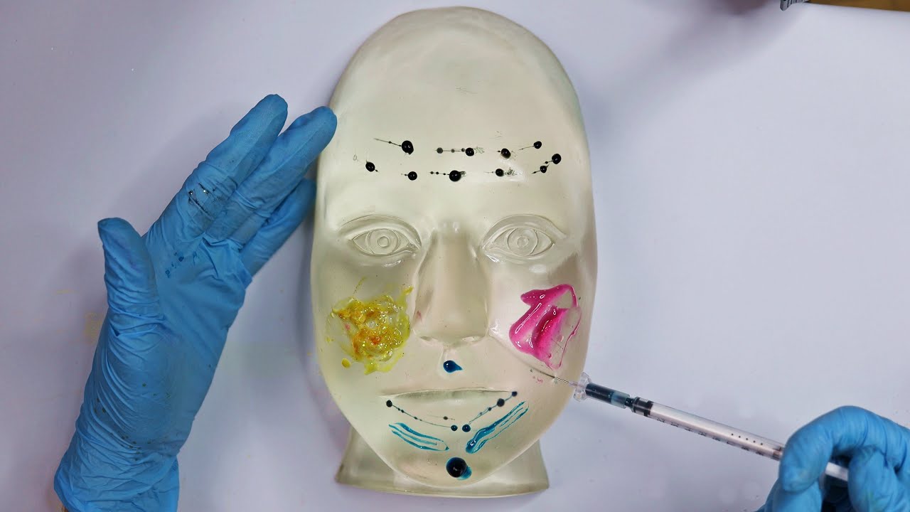 ASMR: BOTOX FACIAL COLORIDO (realista)
