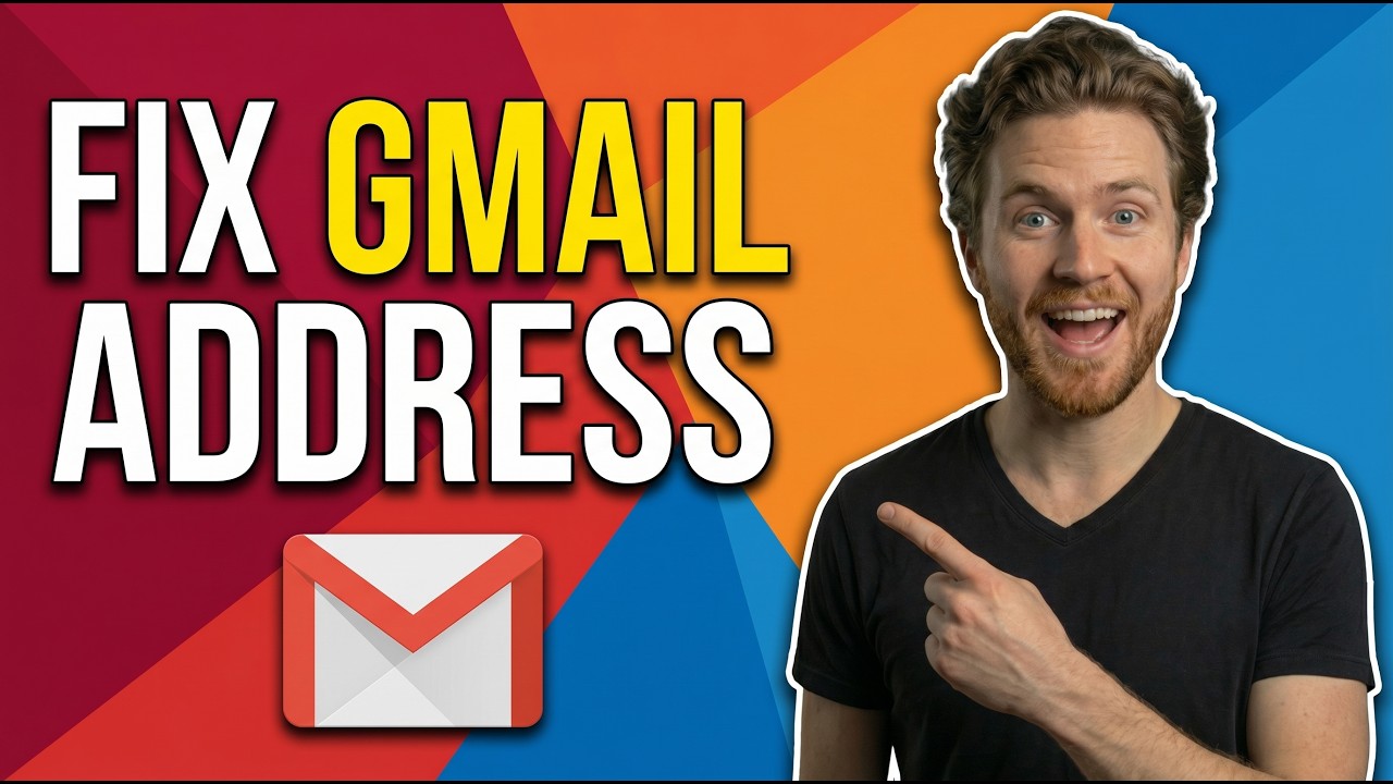 How To Fix Gmail Address (Easy Guide) - YouTube