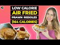 Healthy Prawn Rissoles Recipe | Low Calorie Air Fryer Ideas (164 Calories) 🍤