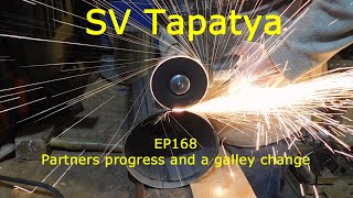 Partners progress and a galley change; Building a cruising sailboat - SV Tapatya EP168
