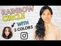 How to make a rainbow ring border around your Instagram profile picture?/EASY TUTORIAL FOR BEGINNER