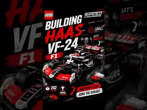 Building the LEGO Haas VF-24 F1! 🏎️🔥 | Speed Champions 77250 #lego #anotherbrickinthewall #legof1