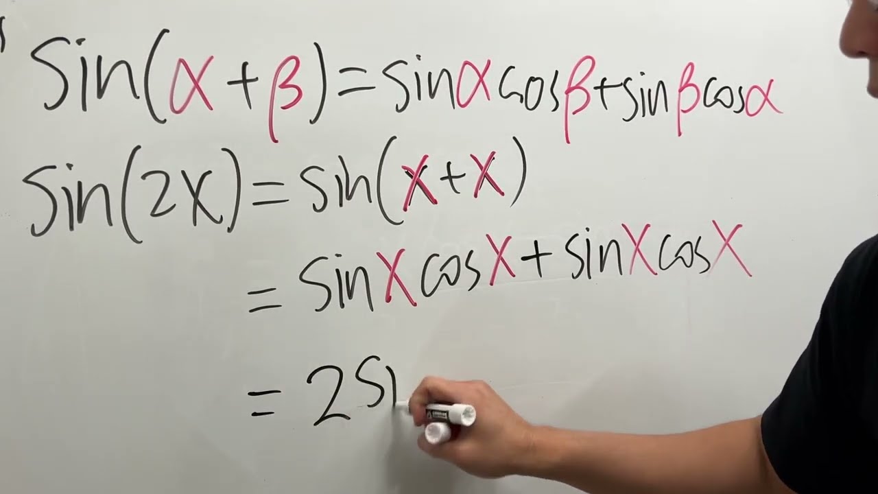 Proving The Double Angle Formula For Sin 2x YouTube Proving The Double Angle Formula For Sin 2x YouTube