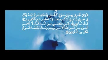 Afif Abdullah _ و هي تجري بهم في موج  كالجبال.. بين النبوّة و الأبوّة.. سورة هود #قرآن