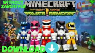 How to download power rangers mod in Minecraft pe #minecraft #mcpeaddon #subscribe screenshot 4