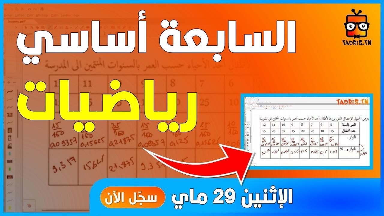 29/05/2023 | السنة السابعة أساسي – رياضيات {4862}