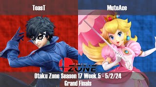 OZone17W5 - GF - ToasT [Joker] vs MuteAce [Peach]