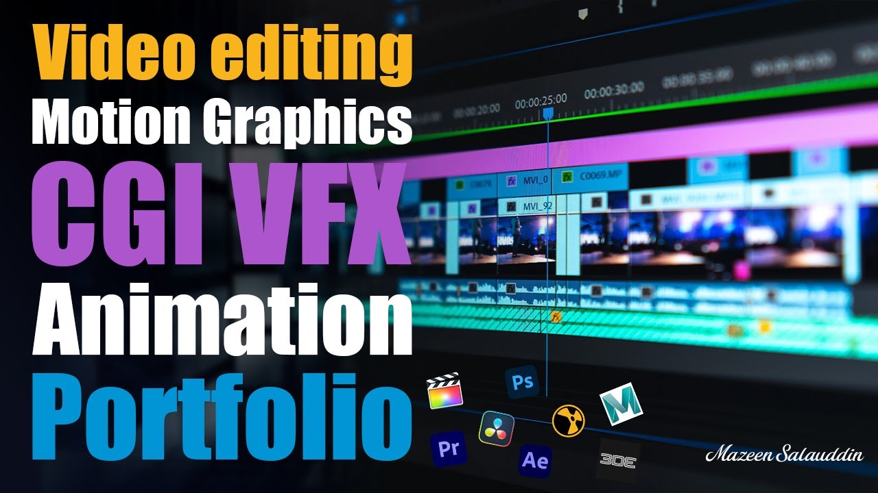Video Editing, CGI, Motion Graphics and VFX - Portfolio | Mazeen - YouTube