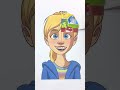 Riley Enderson all emotions art idea #shorts #art #insideout2