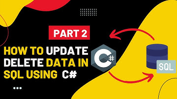 How to update delete data in sql using c# windows form application