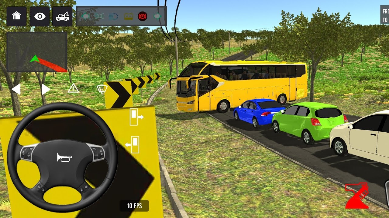 Crazy Driver Bus Simulator – High Speed Highway Driving #bus #bussimulator 