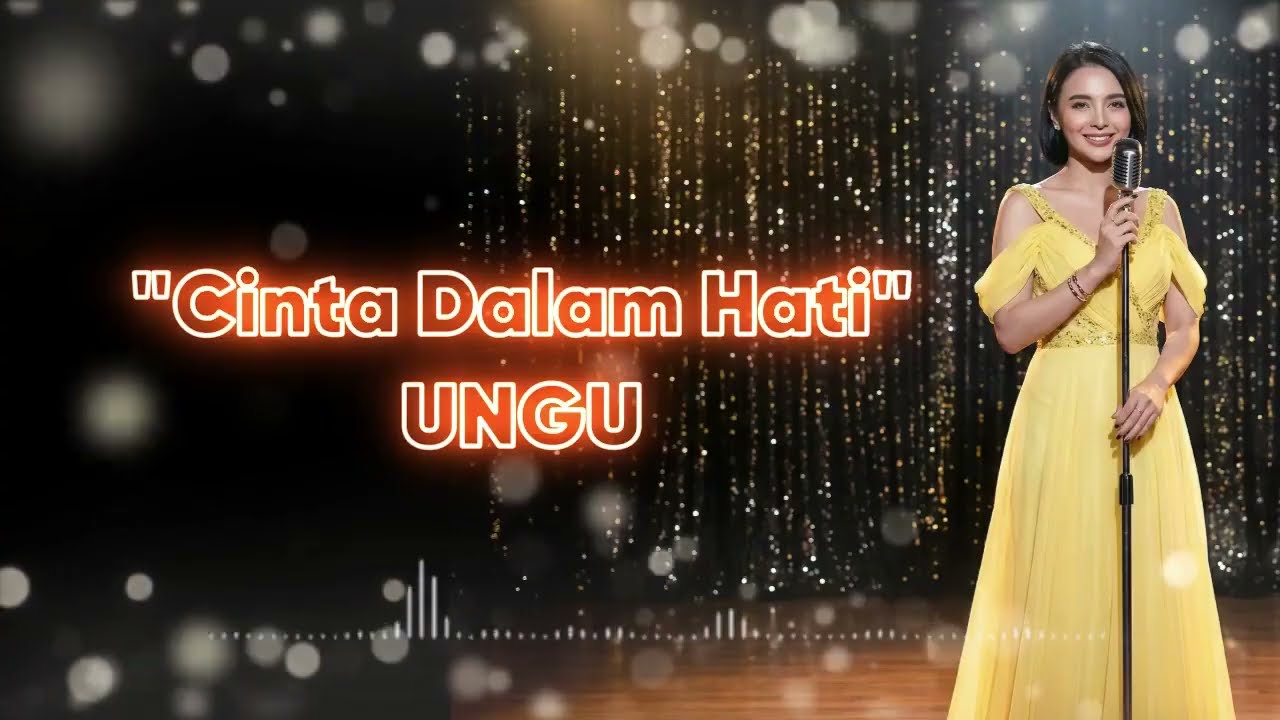 UNGU - CINTA DALAM HATI | VIDEO LYRIC Female Pop Ballad Cover | Lagu Santai Buat