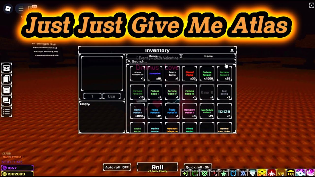 Popping Hp2 In Sandstorm Biome For Atlas (Sols Rng) - YouTube