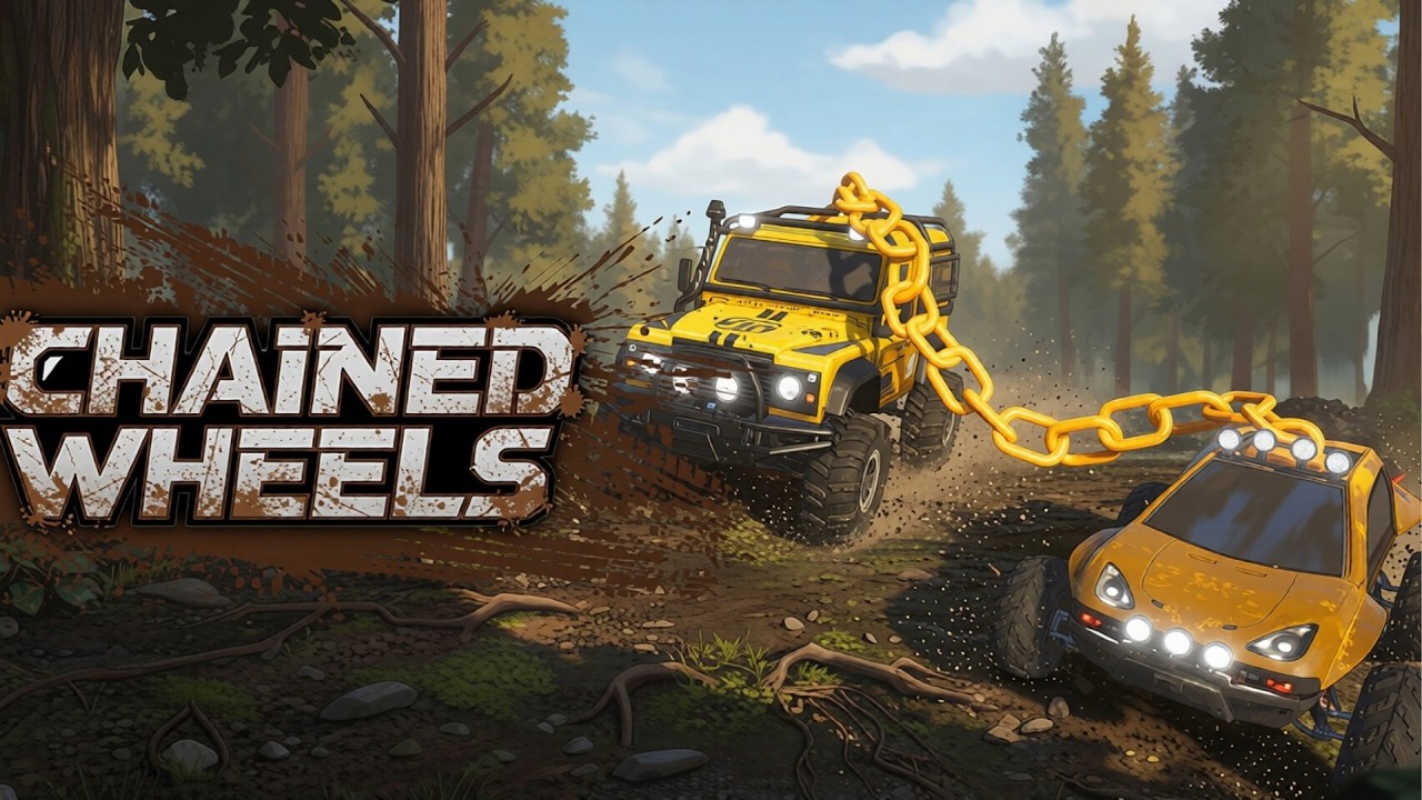 🔴We Are Playing Chained Together But As Cars | Chained Wheels | Adi ...