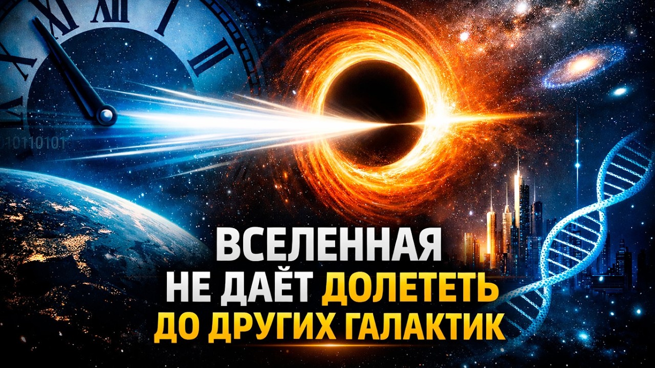 Почему скорость света “слишком медленная”: Вселенная не даёт долететь до других галактик