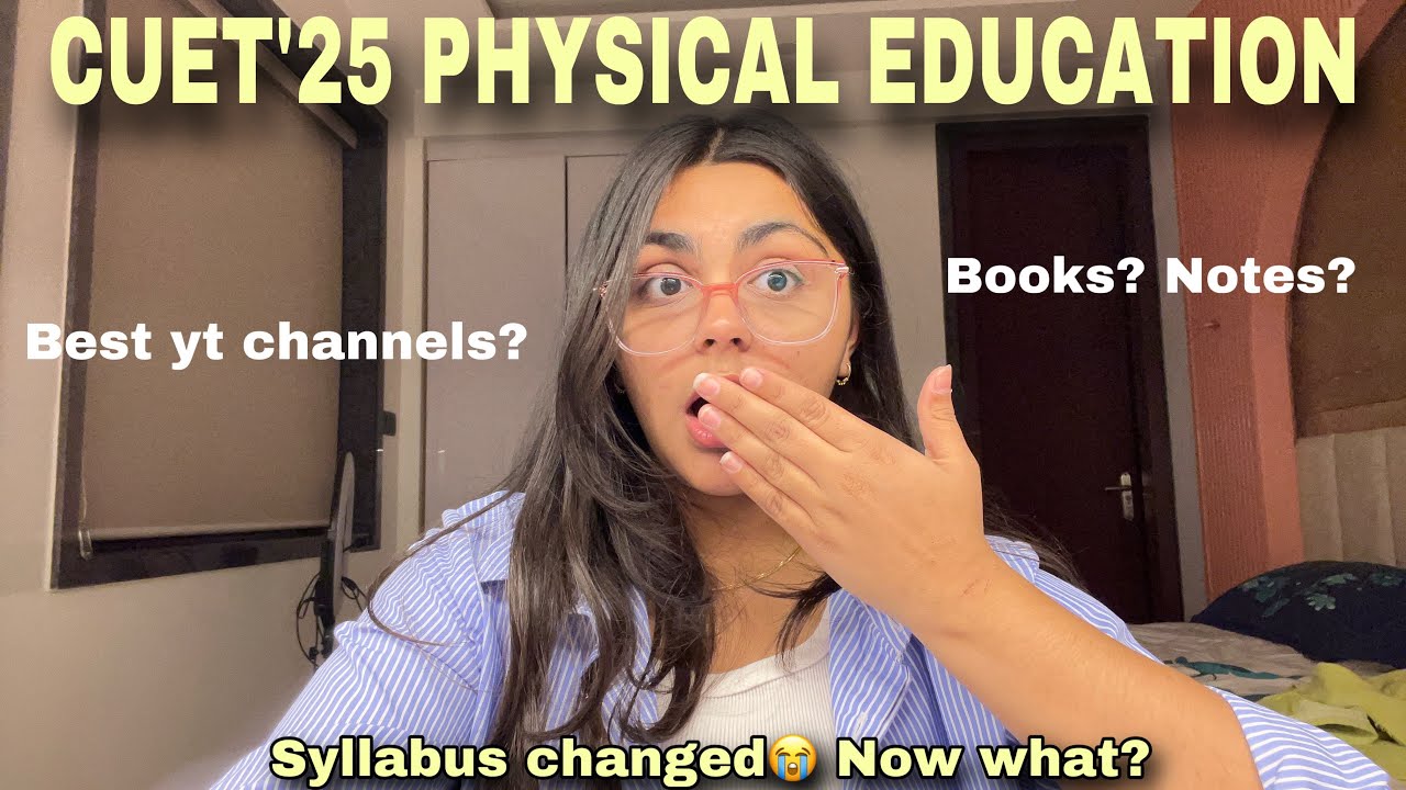 CUET 2025 Physical Education | Syllabus, books, yt channel | Strategy to Score 250/250✅ 