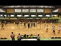 第42回全国高校選抜ハンドボール大会・男子３回戦  千原台 vs 香川中央   後半  2019.3.26 埼玉県三郷市総合体育館  ユニフォーム赤・千原台、縞・香川中央