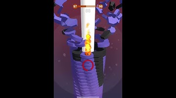 Stack Ball 3D Level 97 Gameplay (iOS,Andriod)
