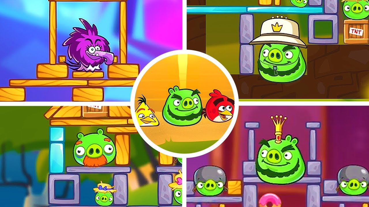 Angry Birds Reloaded - All Bosses + Ending (With The New Update) 1080P 60 FPS