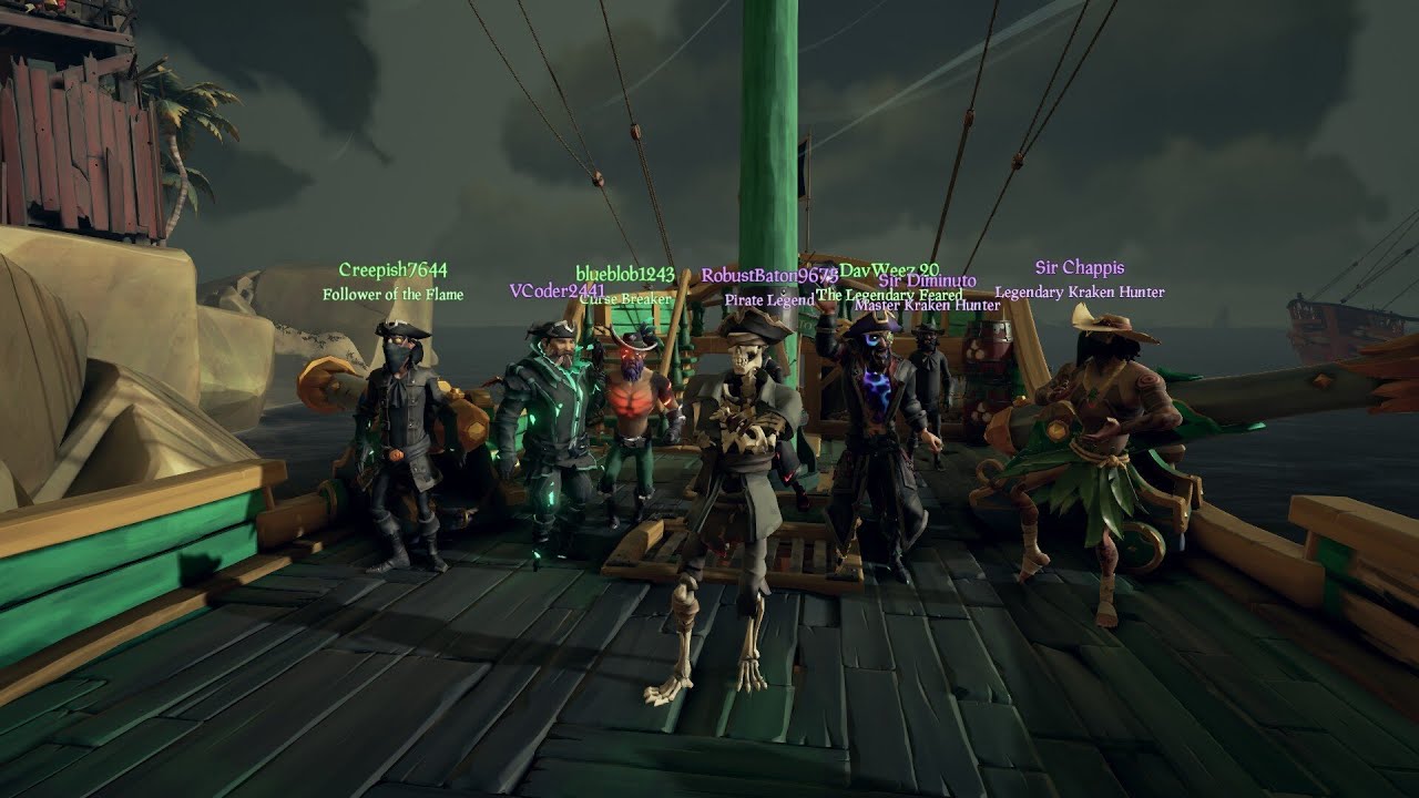 The Legend of Glitterbeard Sea of Thieves YouTube