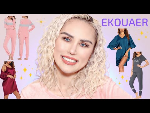 EKOUAER LOUNGEWEAR REVIEW | CUTE & SKIN-FRIENDLY SLEEPWEAR