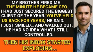 My Brother Fired Me As Soon As He Became CEO Of Our Family Business. I Could Not Stop Laughing...