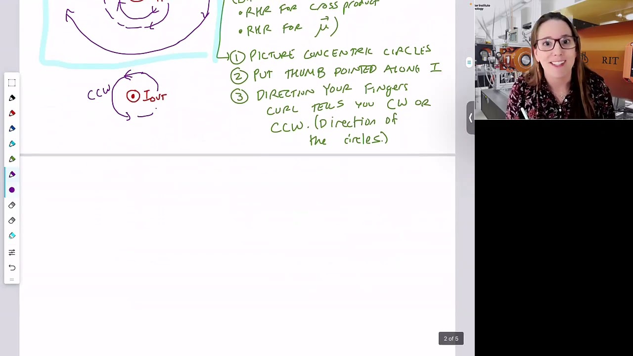 9.1: Построение линий магнитного поля, закон Гаусса для магнетизма и закон Био-Савара