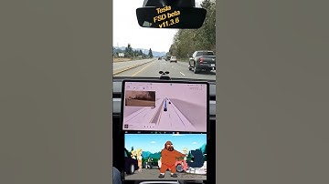 The Frustrating Reality of FSD Beta v11.3.6: Lane Change Struggles going to I-5. #shorts #fsd #tesla