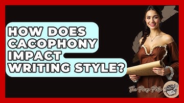How Does Cacophony Impact Writing Style? - The Prose Path