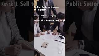 Hiring Software Sales Manager in Singapore