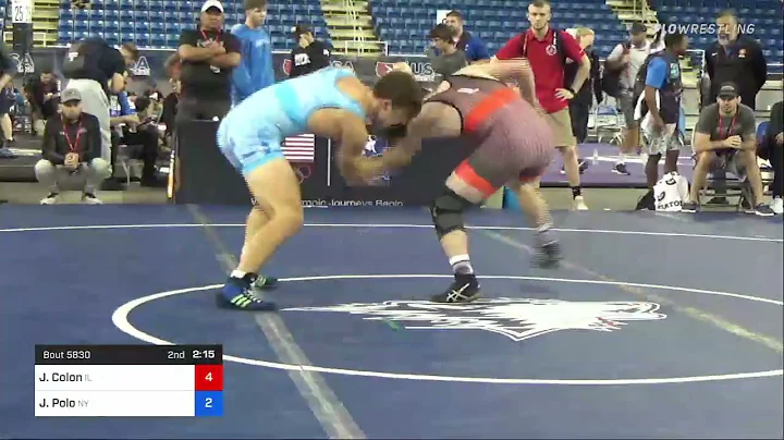 145 Lbs Consi Of 8 #1 - Jayden Colon, Illinois Vs ...