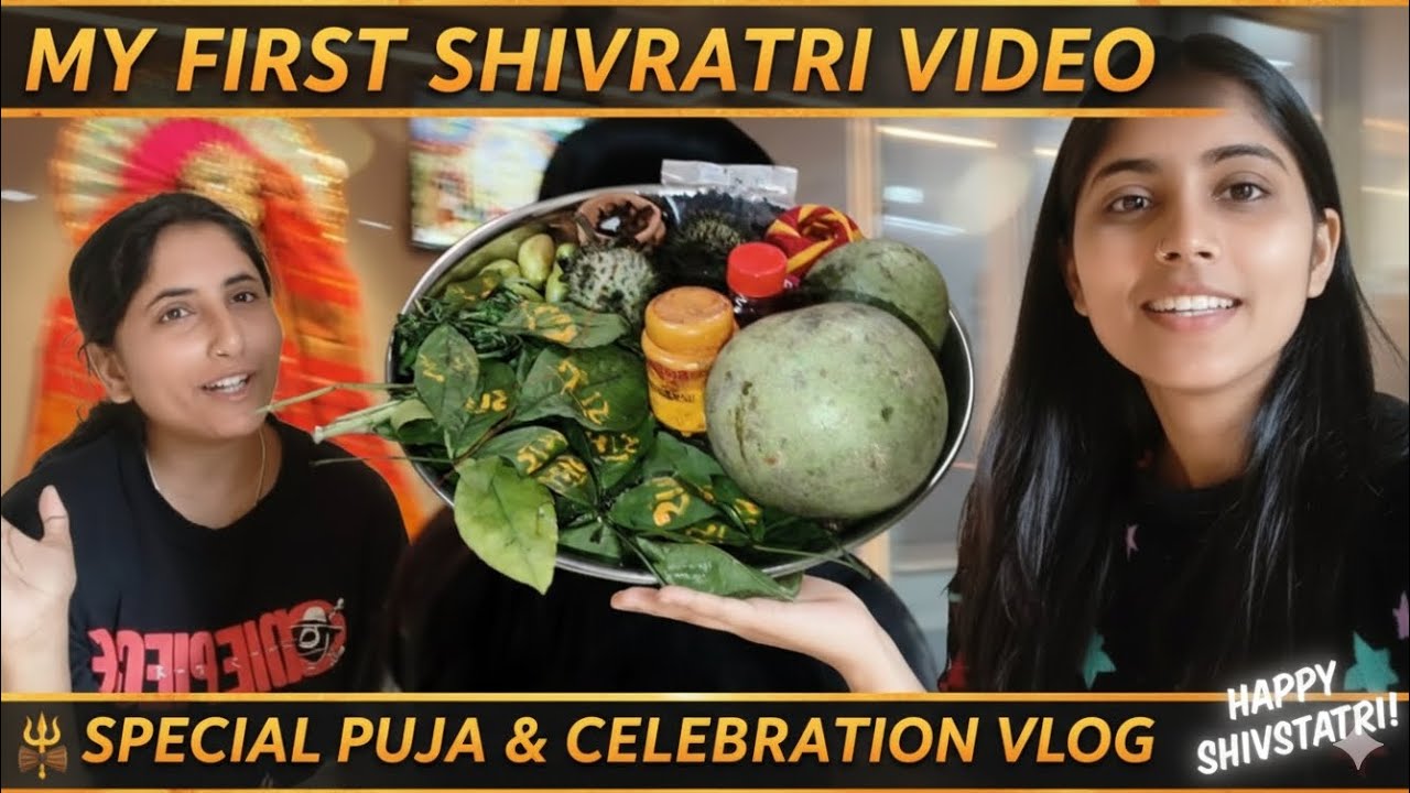 My first vlog ✨ shivratri special 🔱🙏 #firstvlog #shivratri #familyvlog #radheradhe #vlog #dailyvlog 