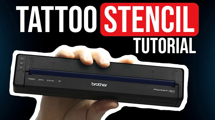 How to Use a Brother Pocket Jet for Tattoo Stencils (Thermal Printer)