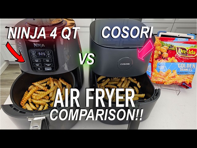 Air Fryer Showdown: Ninja 2 Basket vs. COSORI vs. Ninja Flip-Away — Your  Ultimate Guide to Healthy Cooking, by Zeel Kinkhab